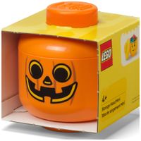 LEGO<sup>&reg;</sup> Storage Products: 40330814 Mini Head Orange - Pumpkin NEW